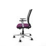 PIQUERAS Y CRESPO Silla de oficina Haches Morado y Gris