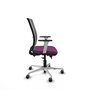 PIQUERAS Y CRESPO Silla de oficina Haches Morado y Gris