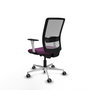 PIQUERAS Y CRESPO Silla de oficina Haches Morado y Gris