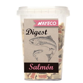 Nayeco Huesitos Digest Snack Semi Húmedo para Perros Sabor Salmón 200 gr