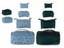 Berilo Neceser Viaje Surtido Azul Verde 16 cm x 9 cm x 24 cm (Set de 24)