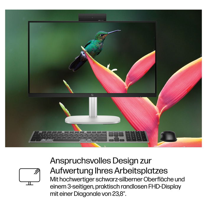 HP Elite Studio 8 AiO Intel Core Ultra 5 245 60,45cm 23,8Zoll FHD 16GB 512GB SSD W11P 3J Gar