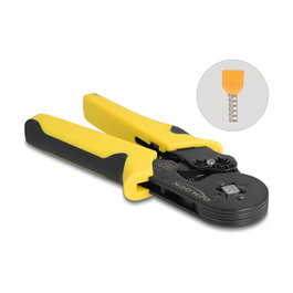DeLOCK 90558 Herramienta para prensar punteras de alambre autoajustable cuadrada