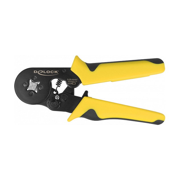 DeLOCK 90558 Herramienta para prensar punteras de alambre autoajustable cuadrada
