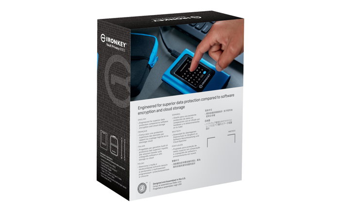 Kingston IronKey Vault Privacy 80 960GB Azul