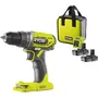 Ryobi R18DD2-220S Taladro Inalámbrico 18V con 2 Baterías 2.0AH