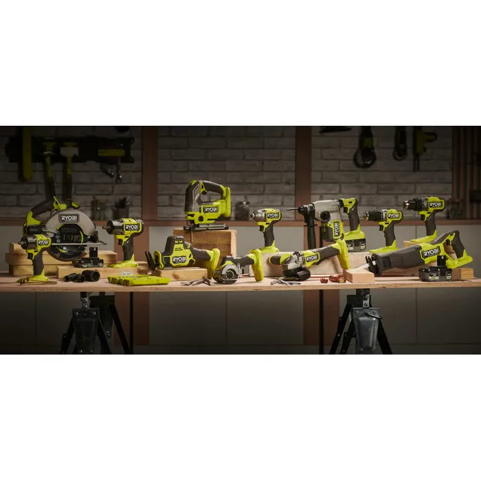 Ryobi Taladro Atornillador Inalámbrico ONE+ R18DD2-220S con 2 Baterías de 2,0 Ah