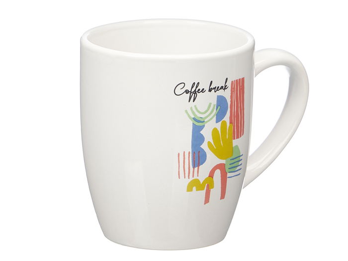 Vessia Taza Porcelana Coffee Break Surtidos 350 ml (12.4x10x8.3 cm) (Set de 27)