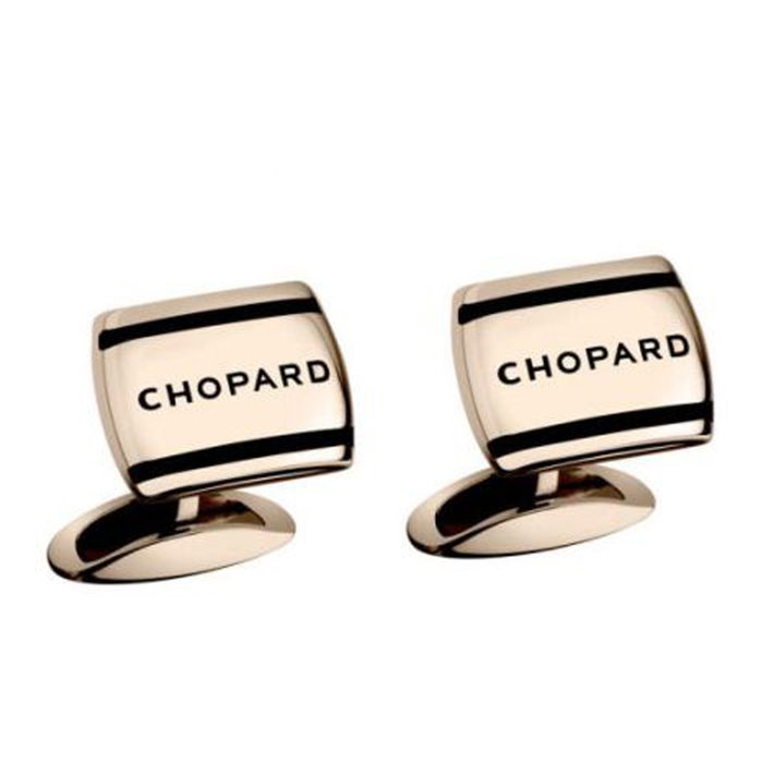 Chopard Il Classico Gemelos de Acero con Tratamiento PVD Oro Rosa Chopard Il Classico Gemelos de Acero con Tratamiento PVD Oro Rosa