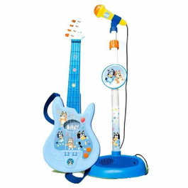 Reig Guitarra y Micrófono Bluey con Pie Extensible y Altura Regulable