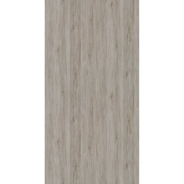 Aparador CESAR - Decoración roble gris beige y negro - 1 cajón y 4 puertas - L 217,8 x P 49,8 x H 86,7 cm - PARISOT