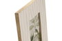 DKD Home Decor Marco de Fotos 10x15 Mango y Cristal Blanco