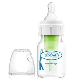 DR. BROWN´S Biberón Options con Estrecho de Silicona Redondeado para Recién Nacidos 60 ml