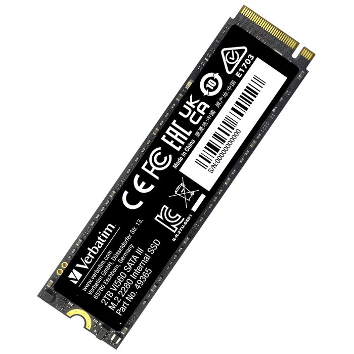 Verbatim Vi560 S3 2TB M.2 SATA III Verbatim Vi560 S3 2TB M.2 SATA III