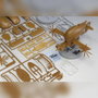 Direction Commerciale De Havilland Tiger Moth Airplane Model Kit Castle in the Sky 1/20