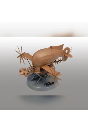 De Havilland Tiger Moth Airplane Model Kit Castle In The Sky Studio Ghibli 1/20 Scale