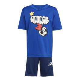 Conjunto Deportivo para Niños Adidas LK Training-Essentials Fun Azul 2 Piezas 13-14 Años
