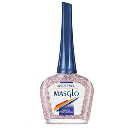 Masglo Esmalte de Uñas Brillo Coral Acabado Brillante 13.5 ml