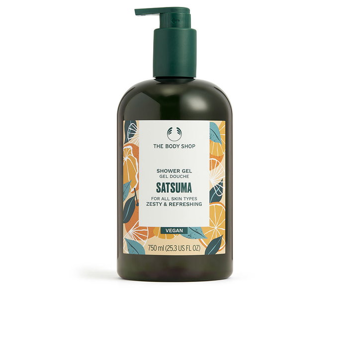 The Body Shop Gel de Ducha Satsuma 750 ml - Notas de Naranja y Mandarina, Vegano, 92% Ingredientes de Origen Natural The Body Shop Gel de Ducha Satsuma 750 ml - Notas de Naranja y Mandarina, Vegano, 92% Ingredientes de Origen Natural