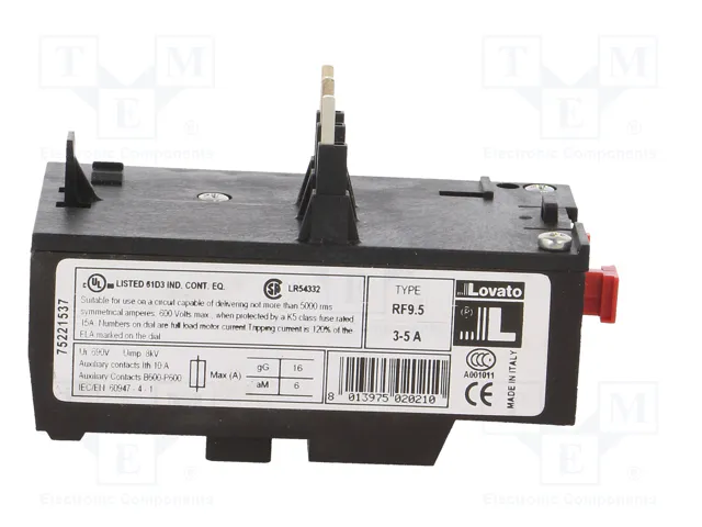 LOVATO ELECTRIC Relé térmico 3÷5A LOVATO ELECTRIC Relé térmico 3÷5A