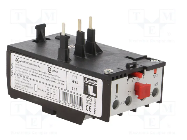 LOVATO ELECTRIC Relé térmico 3÷5A LOVATO ELECTRIC Relé térmico 3÷5A