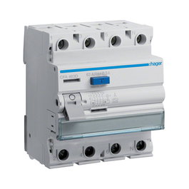 Hager CFA463D Interruptor diferencial 4 polos 63A 300mA Tipo A