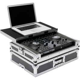 MAGMA DJ-Controller Workstation S2 Black/Silver Estuche Rígido Flightcase para Kontrol S2 y Portátil
