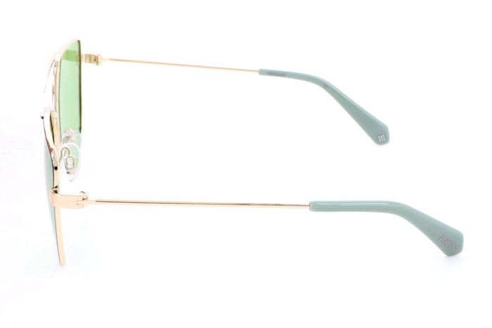 Polaroid PLD-6057-S-1ED Gafas de sol para mujer en dorado y verde