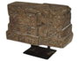 DKD Home Decor Decoración de Teca y Hierro Natural