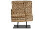 DKD Home Decor Decoración de Teca y Hierro Natural
