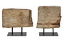 DKD Home Decor Decoración de Teca y Hierro Natural