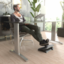 Aisens Reposapiés Inclinable FRT01-265 Negro