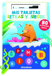SHOEBOX MEDIA Mis tarjetas - Letras y juegos (40 tarjetas+rotulador)