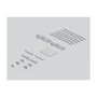 DeLOCK Panel de conexiones Keystone 6 puertos Gris Metal