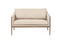 DKD Home Decor Sofá Urban, Blanco, Colección Top Chairs 2c24, 126.5 x 75 x 79 cm (Ancho x Largo x Alto)