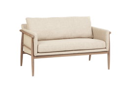 DKD Home Decor Sofá Urban, Blanco, Colección Top Chairs 2c24, 126.5 x 75 x 79 cm (Ancho x Largo x Alto)