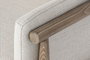 DKD Home Decor Sofá Urban, Blanco, Colección Top Chairs 2c24, 126.5 x 75 x 79 cm (Ancho x Largo x Alto)