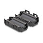 DeLOCK 80945 Núcleo de ferrita para cables redondos de 7 mm, 2 unidades, Negro