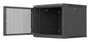 Lanberg Armario Rack de Pared 19 pulg 9U 600x600mm Negro