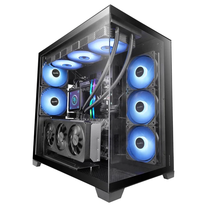 Mars Gaming MCVPRO Caja Semitorre ATX ARGB Negro