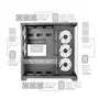 Mars Gaming MCVPRO Caja Semitorre ATX ARGB Negro