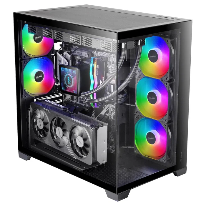 Mars Gaming MCVPRO Caja Semitorre ATX ARGB Negro