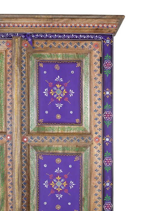 GINER Y COLOMER Armario de Madera de Mango Pintado a Mano 159x71cm