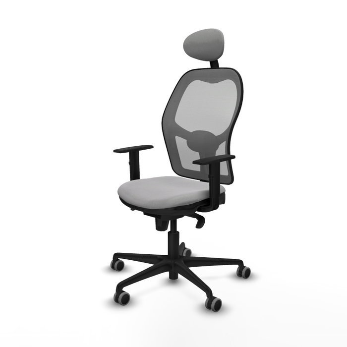 PIQUERAS Y CRESPO Silla de oficina Jorquera Gris con Mecanismo Sincro