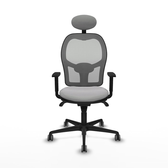 PIQUERAS Y CRESPO Silla de oficina Jorquera con mecanismo Sincro, Gris claro/Gris PIQUERAS Y CRESPO Silla de oficina Jorquera con mecanismo Sincro, Gris claro/Gris