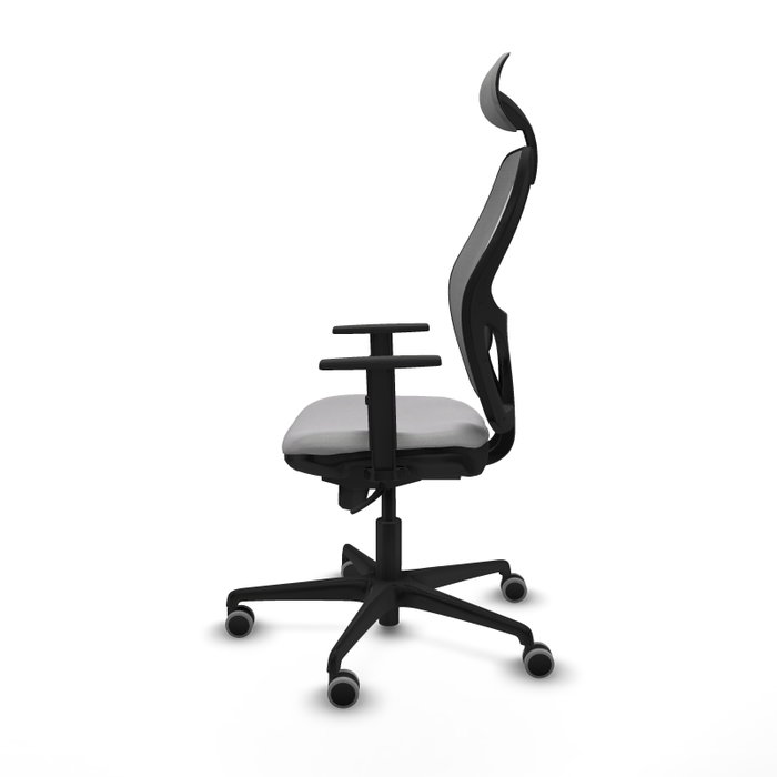 PIQUERAS Y CRESPO Silla de oficina Jorquera con mecanismo Sincro, Gris claro/Gris PIQUERAS Y CRESPO Silla de oficina Jorquera con mecanismo Sincro, Gris claro/Gris