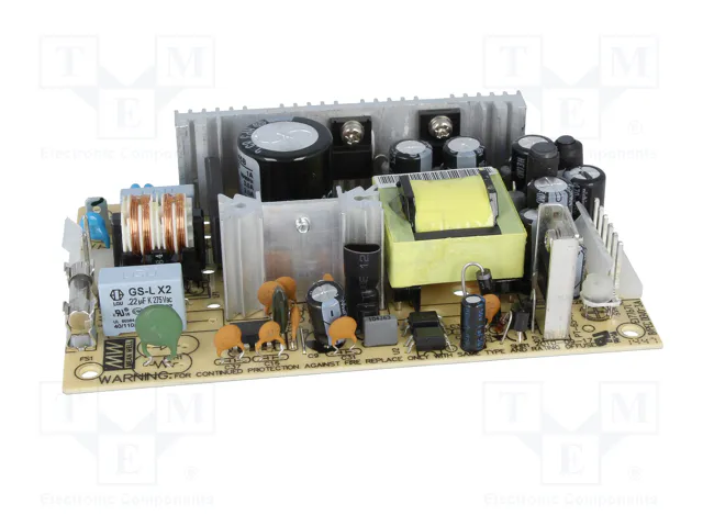 MEAN WELL PT-45B Fuente de alimentación abierta de 42,6W con 3 salidas
