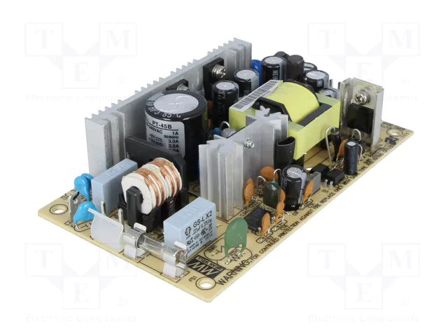 MEAN WELL PT-45B Fuente de alimentación abierta de 42,6W con 3 salidas