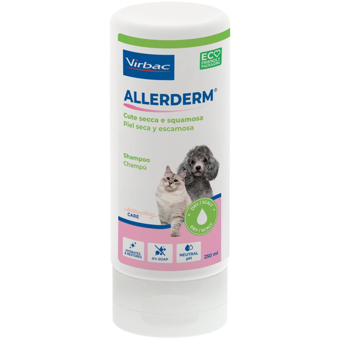 Virbac Allerderm Champú Piel Seca y Escamosa 250 ml Virbac Allerderm Champú Piel Seca y Escamosa 250 ml