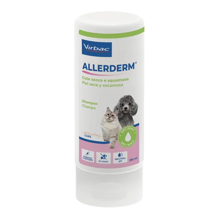 Virbac Allerderm Champú Piel Seca y Escamosa 250 ml